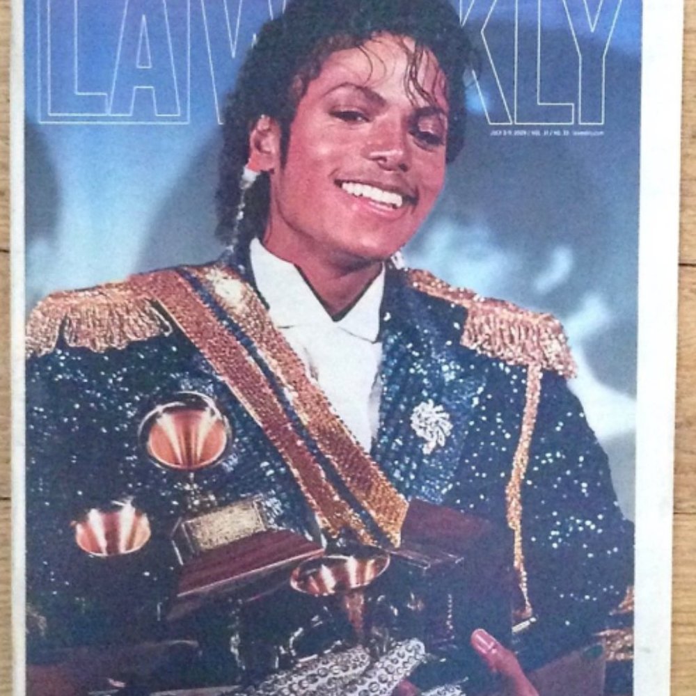 Michael Jackson on LA WEEKLY cover June/July 2009 Nr Mint